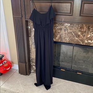 Black maxi dress